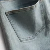 Mid-rise turn-up denim shorts