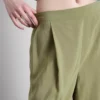 Mid-rise wide leg culotte pants