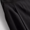 Mid-rise wide leg culotte pants