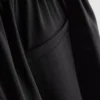 Mid-rise wide leg culotte pants
