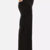 Mid-rise wide-leg jeans