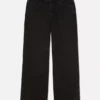 Mid-rise wide-leg jeans