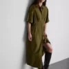 Midi shirt dress