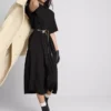 Midi shirt dress