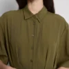 Midi shirt dress