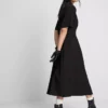Midi shirt dress
