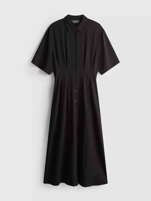 Midi shirt dress