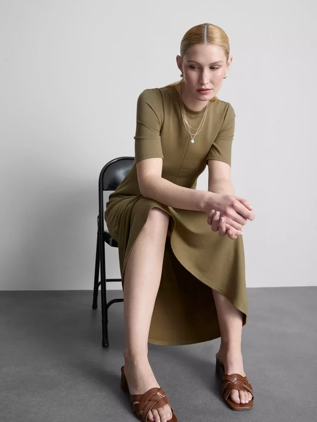Midi t-shirt dress