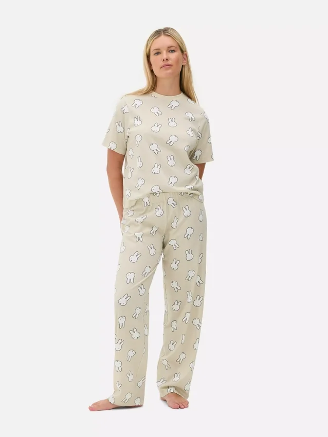 Miffy cotton graphic pajamas
