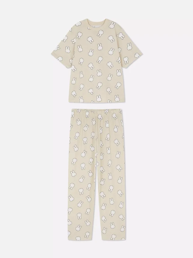 Miffy cotton graphic pajamas