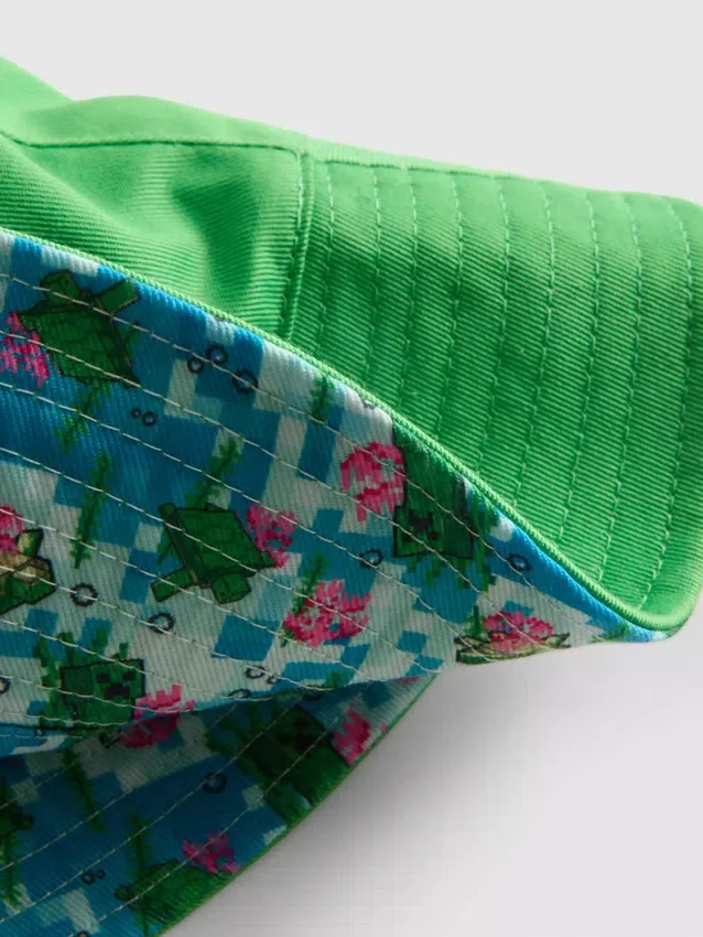 Minecraft reversible bucket hat