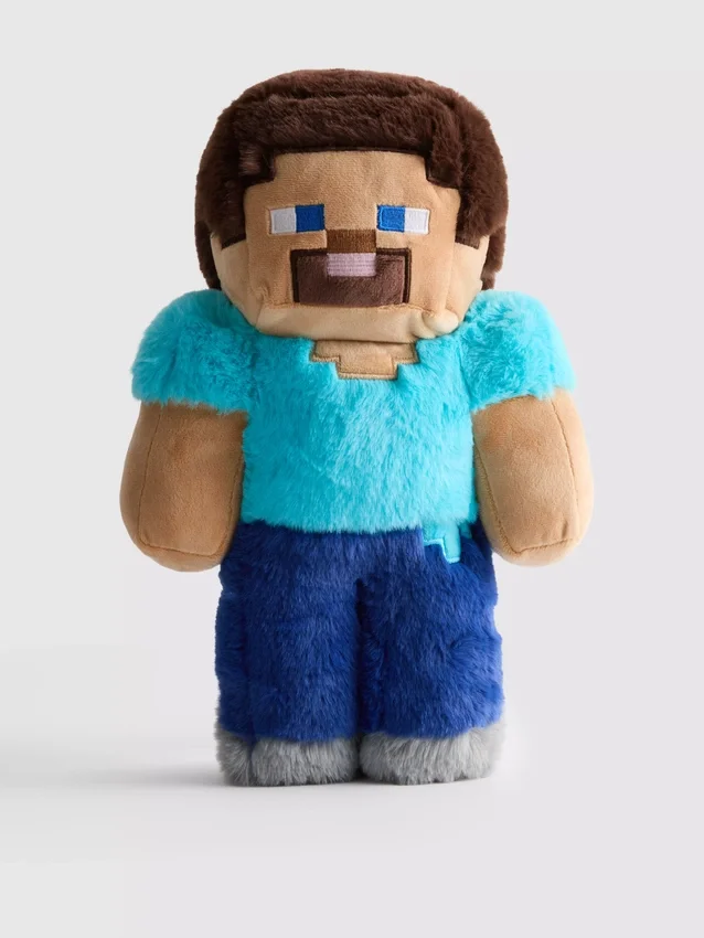 Minecraft steve plush toy