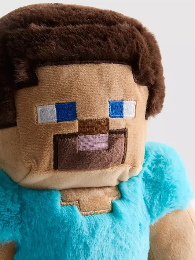 Minecraft steve plush toy