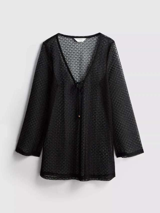Mini shell beach cover-up