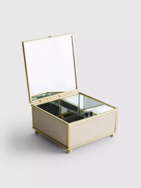 Mirrored jewelry box