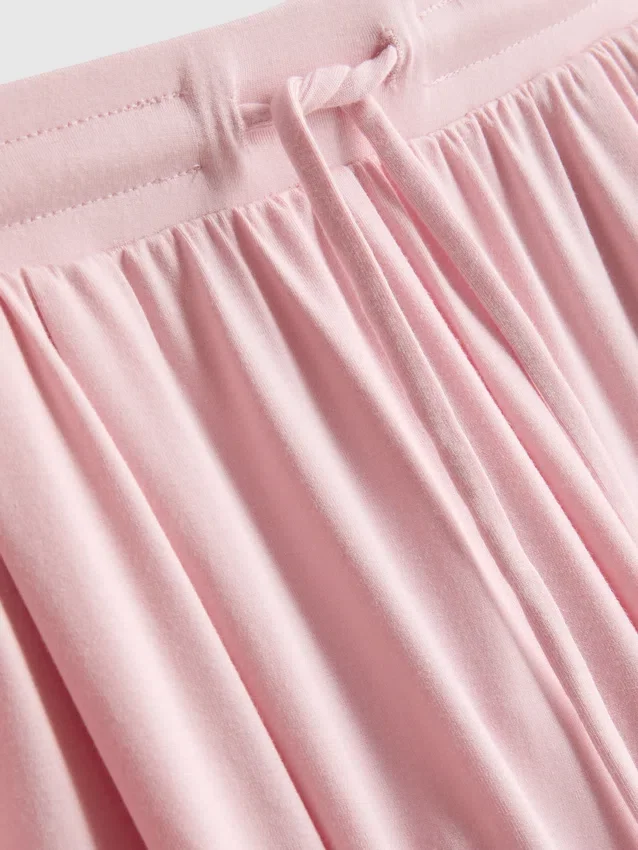 Modal rich drawstring pajama shorts