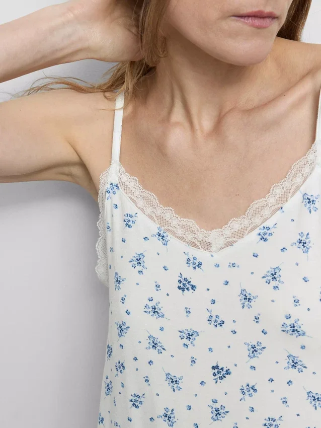 Modal-rich pajama cami top