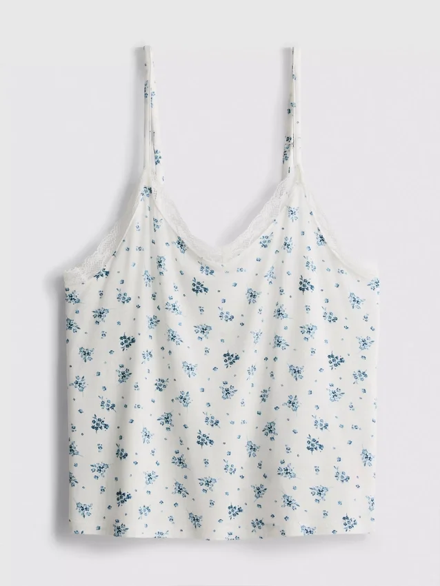 Modal-rich pajama cami top