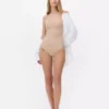 Molded shapewear bodysuit