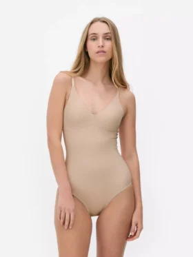 Molded shapewear bodysuit