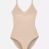 Molded shapewear bodysuit