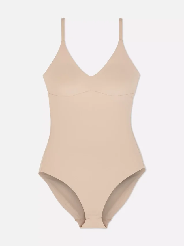 Molded shapewear bodysuit