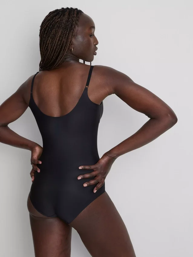 Molded shaping bodysuit