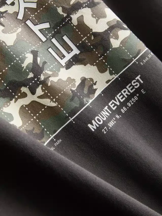 Mount everest graphic t-shirt