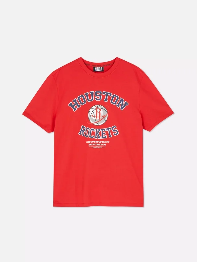 Nba houston rockets logo t-shirt