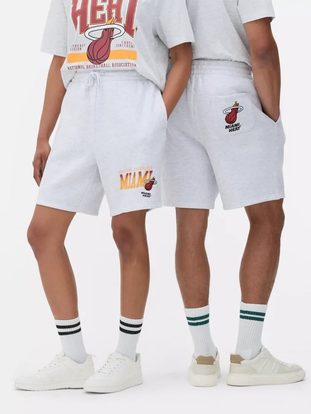 Nba miami heat drawstring shorts