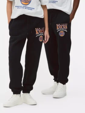Nba new york knicks drawstring sweatpants