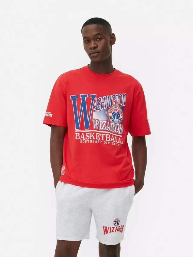 Nba washington wizards graphic t-shirt