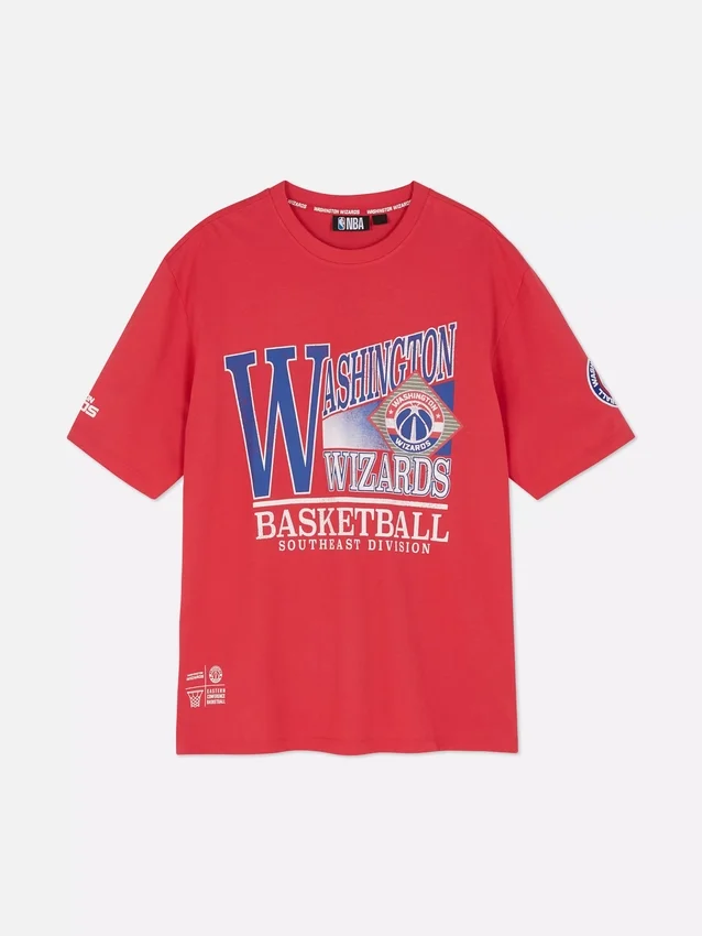 Nba washington wizards graphic t-shirt