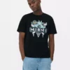Neon miami graphic t-shirt