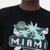 Neon miami graphic t-shirt