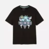 Neon miami graphic t-shirt