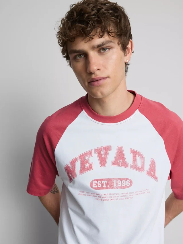Nevada raglan t-shirt