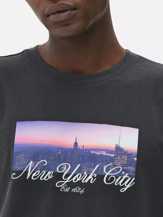 New york city print t-shirt