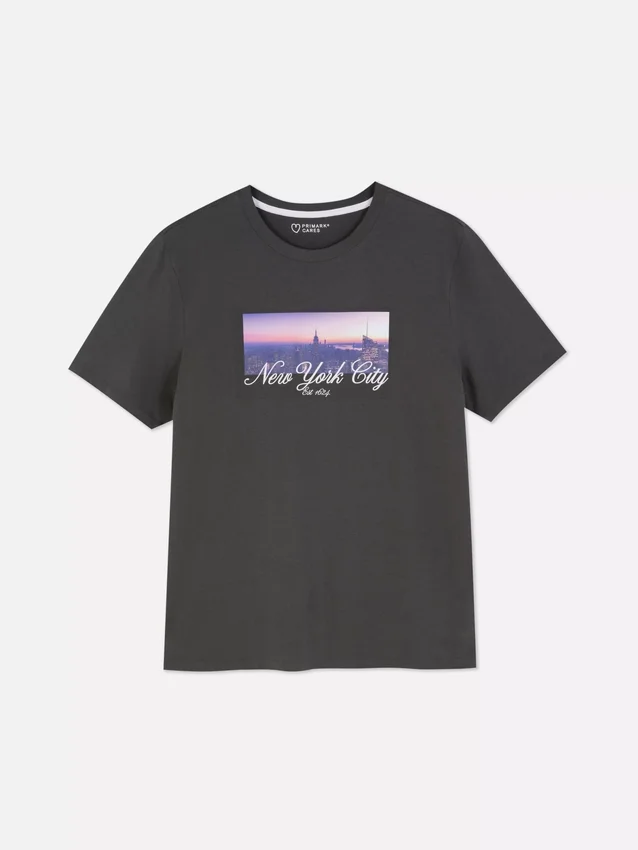 New york city print t-shirt