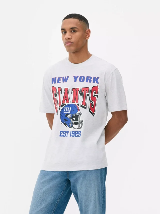 New york giants crew neck t-shirt