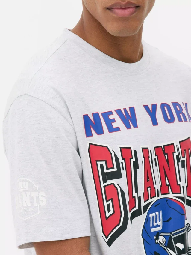 New york giants crew neck t-shirt