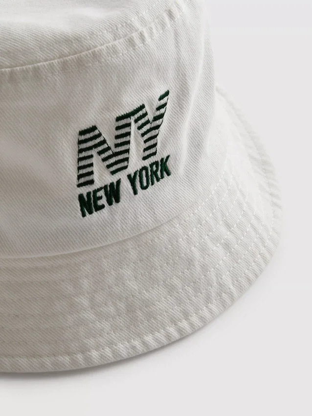 New york logo bucket hat