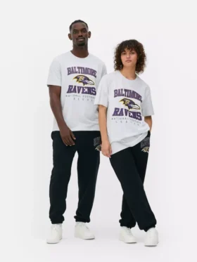 Nfl baltimore ravens logo t-shirt