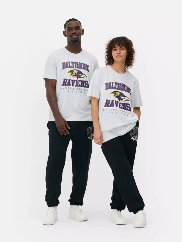 Nfl baltimore ravens logo t-shirt