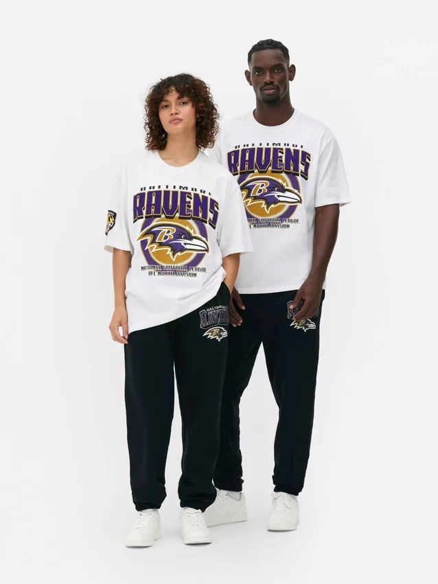 Nfl baltimore ravens logo t-shirt