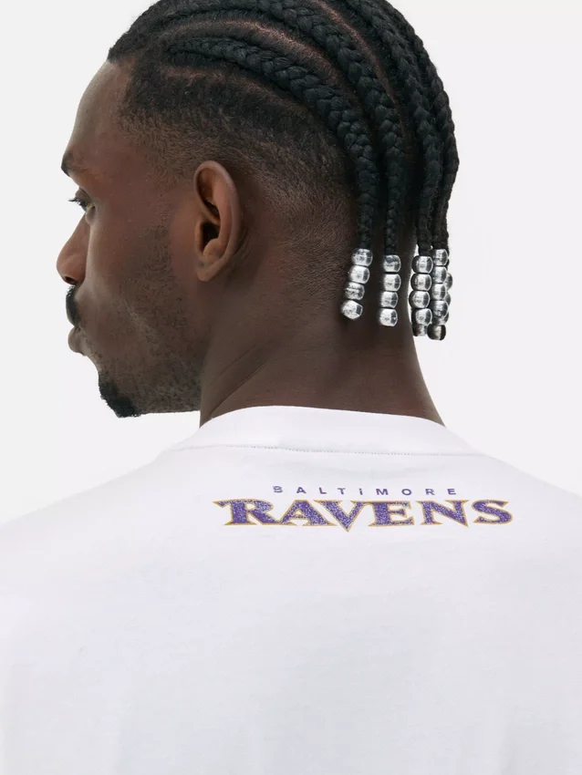 Nfl baltimore ravens logo t-shirt