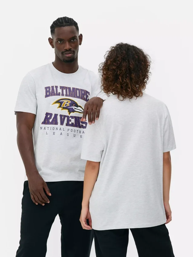Nfl baltimore ravens logo t-shirt