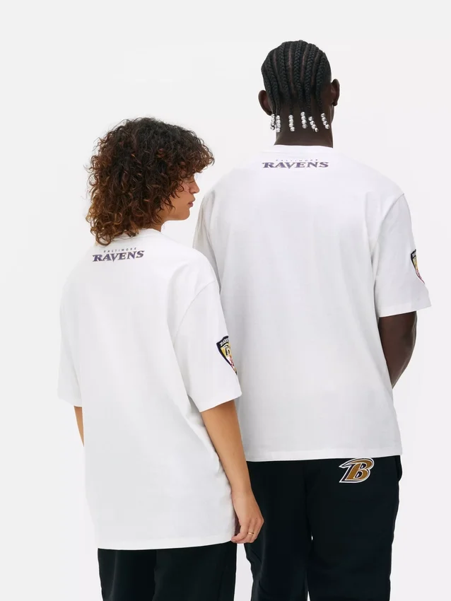 Nfl baltimore ravens logo t-shirt
