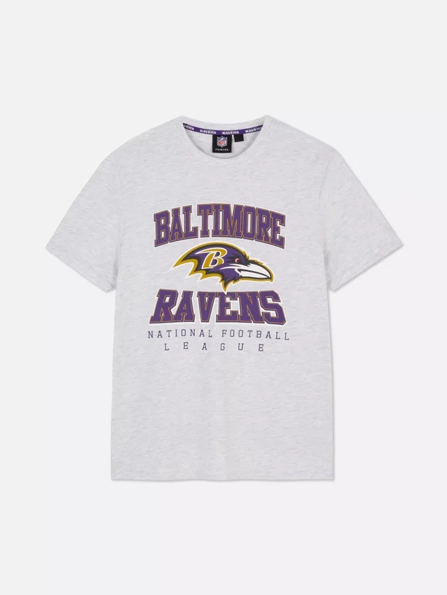 Nfl baltimore ravens logo t-shirt