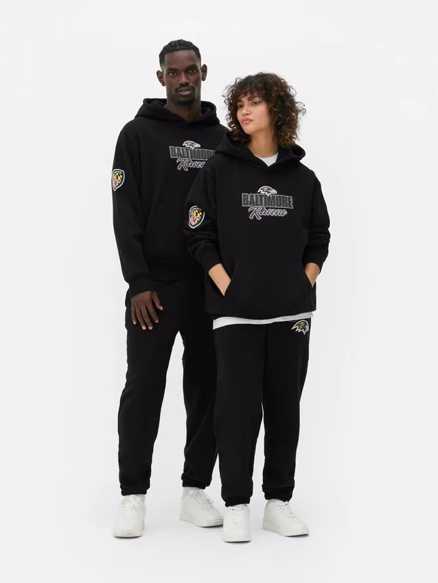 Nfl baltimore ravens printed hoodie